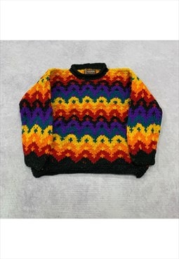 Vintage Knitted Jumper Women's M