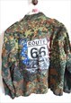 VINTAGE MILITARY FIELD JACKET CAMO GERMANY ARMY CAMOUFLAGE