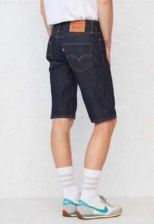VINTAGE RETRO NAVY LEVI'S 511 FIT DENIM SHORTS