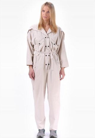 FLIGHT JUMPSUIT ARMY CARGO COVERALLS COTTON