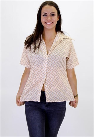 VINTAGE ABSTRACT PATTERN FESTIVAL SHIRT