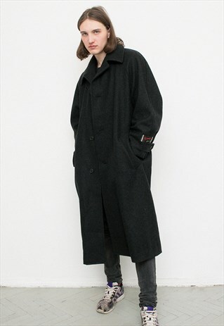 DARK GREY MEN'S COAT
