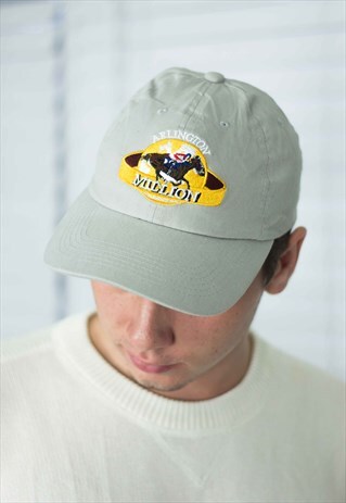 VINTAGE HORSE LOGO BASEBALL CAP HAT 90S X 2.2