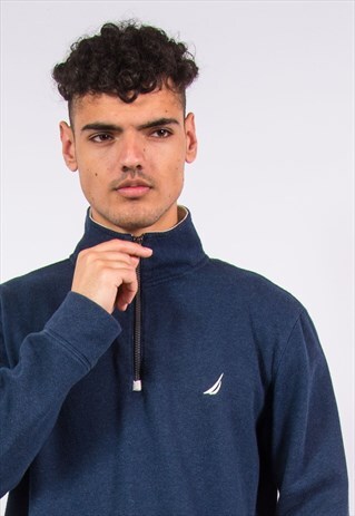NAUTICA 1/4 ZIP SWEATSHIRT