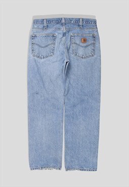 Vintage Carhartt Baggy Denim Jeans in Blue