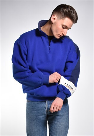 VINTAGE NAUTICA COMPETITION QUARTER ZIP SWEATSHIRT