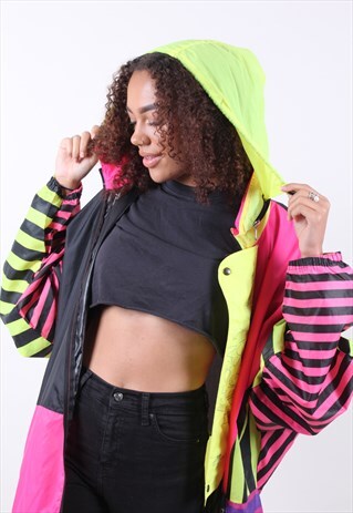 VINTAGE MULTICOLOURED WINDBREAKER