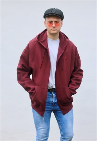 CHAMPION USA TYRIAN PURPLE HOODED SWEATSHIRT