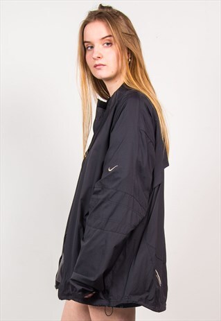 NIKE VINTAGE 90'S BLACK LIGHTWEIGHT OVERSIZED JACKET