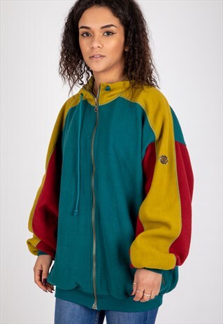 VINTAGE MULTICOLORED FLEECE JACKET MJ30