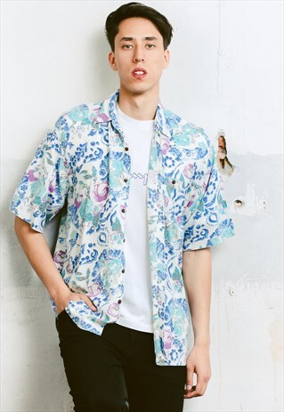 VINTAGE 90S ABSTRACT SHIRT