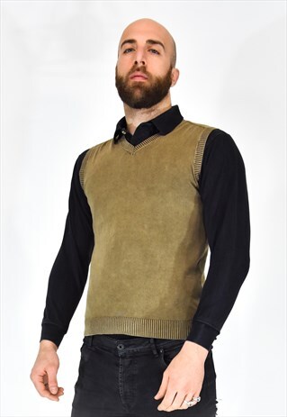 GUESS JEANS GREEN SWEATER