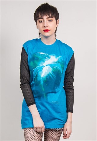 VINTAGE DOLPHIN SLEEVELESS T-SHIRT