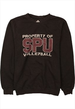 Vintage 90's Adidas Sweatshirt Property Of  SPU Volleyball