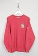 Vintage Russell Antartic club sweatshirt in red. Best fits M