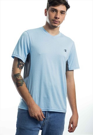 VINTAGE CHAMPION LOGO T-SHIRT 90S M 4.7