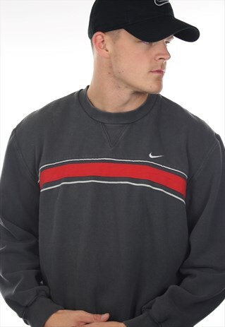 VINTAGE NIKE SMALL LOGO SWEATSHIRT JUMPER