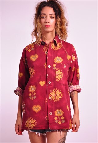 VINTAGE AZTEC FESTIVAL SHIRT