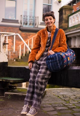 FAIRTRADE UNISEX TARTAN DUNGAREES