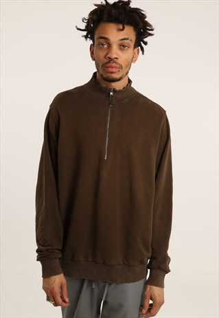 VINTAGE ADIDAS EQUIPMENT 1/4 ZIP SWEATSHIRT