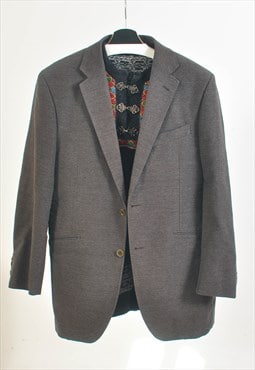 Vintage 00s blazer jacket in brown