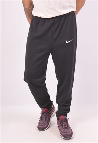 VINTAGE NIKE TRACKSUIT TROUSERS BLACK