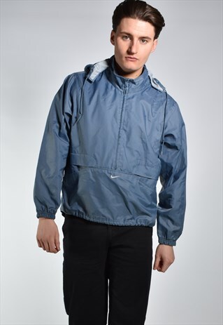 VINTAGE 1990S NIKE PULLOVER WINDBREAKER JACKET