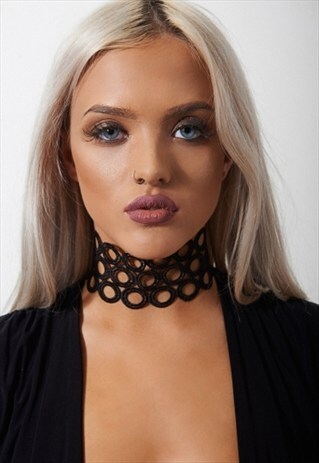 TAYLA CIRCLE WIDE CHOKER