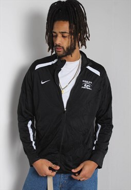 Vintage Nike College Jacket Black