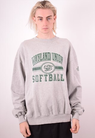 CHAMPION MENS VINTAGE SWEATSHIRT JUMPER XL GREY 90S