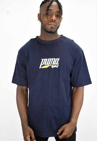 PUMA SPORT NAVY BLUE T-SHIRT