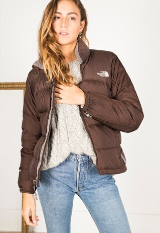 VINTAGE 80S NORTH FACE PUFFER JACKET / R024