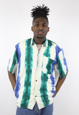 VINTAGE TIE-DYE PATTERNED SHIRT