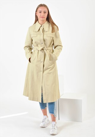 VINTAGE MAXI COAT IN BEIGE