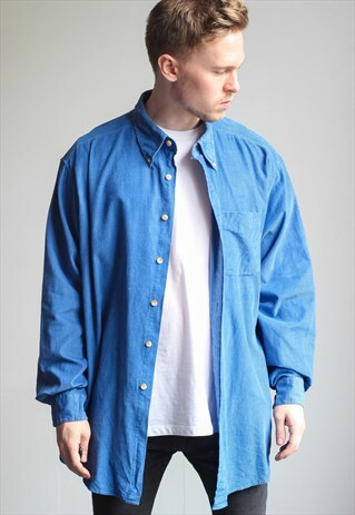 VINTAGE OVERSIZED CORDUROY SHIRT