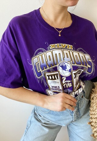VINTAGE 90S BALTIMORE SPORTS OVERSIZED TOP T-SHIRT TEE