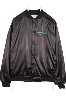 Vintage 90's Auburn Varsity Jacket Nylon Shell Button Up