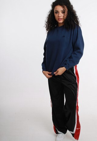 90S ADIDAS SMALL EMBROIDERED LOGO SWEATSHIRT