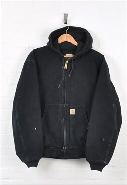 Vintage Carhartt Active Jacket Black Large