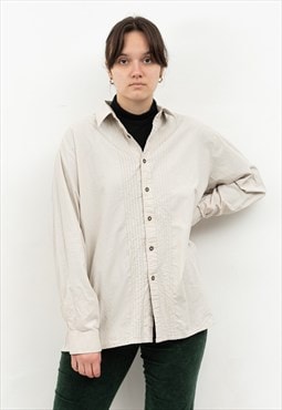 ALPHORN Trachten Button Up Shirt Long Sleeved Blouse Jacket