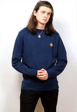 VINTAGE SIMPLE BLUE SWEATSHIRT