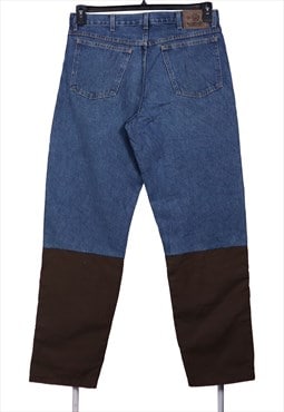 Vintage 90's Wrangler Jeans / Pants Denim Baggy Blue, Khaki