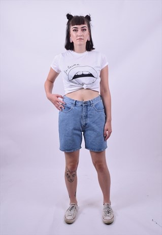 VINTAGE 90'S HIGH WAIST MOM DENIM SHORTS SIZE 12
