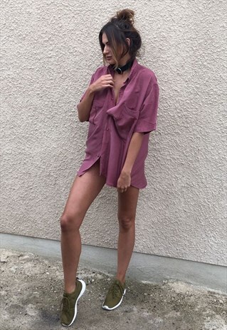 PATTERNED OVERSIZED RETRO VINTAGE UNISEX FESTIVAL SHIRT