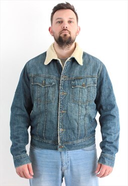 Vintage Tailor JKT Lined Mens 2XL Jean Denim Jacket Coat Top