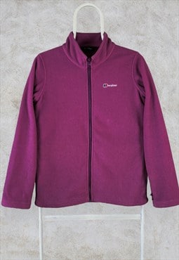 Berghaus Purple Fleece Jacket Windbreaker Women's XS