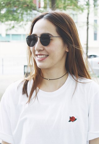 CLASSIC ROUND SUNGLASSES - BLACK