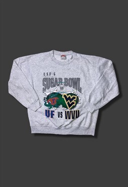 vintage grey sugarbowl american football jumper