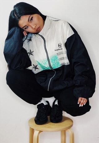 RARE SERGIO TACCHINI VINTAGE TRACKSUIT WINDBREAKER JACKET