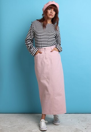 PINK MAXI SKIRT